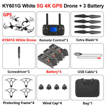 KY601G KY601S Professional Drone with Camera 4K HD 5G WiFi GPS FPV Remote Control Distance 2KM RC Quadcopter Helicopter Kid Toys