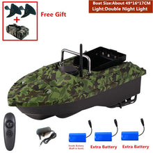 New Function Fixed Speed Cruise Remote Control Fishing Finder Boat 1.5KG 500M Dual Night Light Lure Fishing Smart RC Bait Boat
