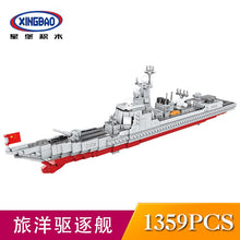 XingBao Compatible with legoed Bricks The Aircraftd Carrier WW2 Tiger Tank Boy Model Kit Assemble Building Blocks Military Toys