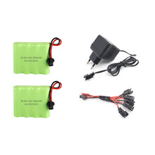 4.8v 3000mAh Ni-MH AA Battery and Charger For RC Car Robot Tank Gun Boat 4.8v 2400mah 4.8v Rechargeable Battery Pack