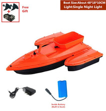 New Function Fixed Speed Cruise Remote Control Fishing Finder Boat 1.5KG 500M Dual Night Light Lure Fishing Smart RC Bait Boat