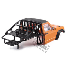 INJORA RC Car Cherokee Body Cab & Back-Half Cage for 1/10 RC Crawler Traxxas TRX4 Axial SCX10 90046 Redcat GEN 8 Scout II
