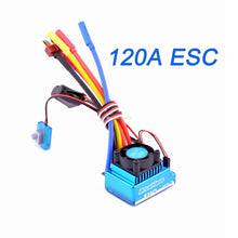 Waterproof 3650 3900KV / 3660 3300KV / 3670 2150KV Brushless Motor 60A 80A 120A Brushless ESC Combo Set for 1/8 1/10 RC Car