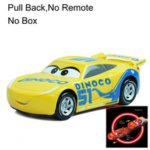 Original Disney Pixar Cars 22cm Remote Control Lighting McQueen Cars Jackson Storm Car Cruz Ramirez for Toys Kids Birthdays Gift