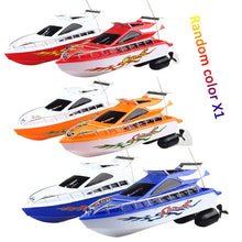 Rc Boat For Mini Kids Rc Remote Control Speed Boats Toy Racing Model 2.4GHZ Four-channel Small Remote Yacht Children's Gift