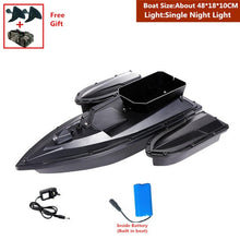 New Function Fixed Speed Cruise Remote Control Fishing Finder Boat 1.5KG 500M Dual Night Light Lure Fishing Smart RC Bait Boat