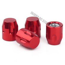 INJORA 4PCS Aluminium RC Car Wheel Rim Center Cap M4 Nut for 1/10 RC Crawler Traxxas TRX4 Axial SCX10 90046 D90 Tamiya MST