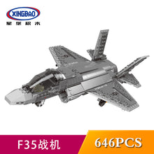 XingBao Compatible with legoed Bricks The Aircraftd Carrier WW2 Tiger Tank Boy Model Kit Assemble Building Blocks Military Toys