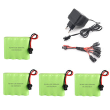 4.8v 3000mAh Ni-MH AA Battery and Charger For RC Car Robot Tank Gun Boat 4.8v 2400mah 4.8v Rechargeable Battery Pack