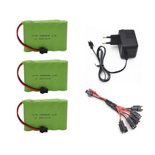 6v 3000mAh Battery with Charger For RC Cars Robots Tanks Gun Boats 6v NiMH Battery AA 2400mah 6v Rechargeable Battery Pack
