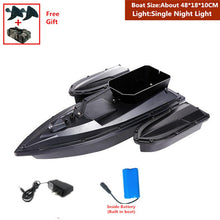 New Function Fixed Speed Cruise Remote Control Fishing Finder Boat 1.5KG 500M Dual Night Light Lure Fishing Smart RC Bait Boat