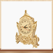 3D Smooth Wooden Clock Blocks for Children Kids Educational Toys DIY Assembly Model Clock Kit Toys Gift for Children Adult Teens