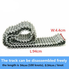Metal Tracks Caterpillar Crawler Chain 61cm for 3818/3818-1 RC Tank Parts Heng Long 1/16 Tiger I Tank Car Chassis