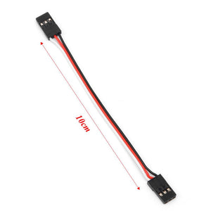 10pcs 50mm-300mm Male To Male Quadcopter Extension Servo Lead Futaba JR Wire Cable RC