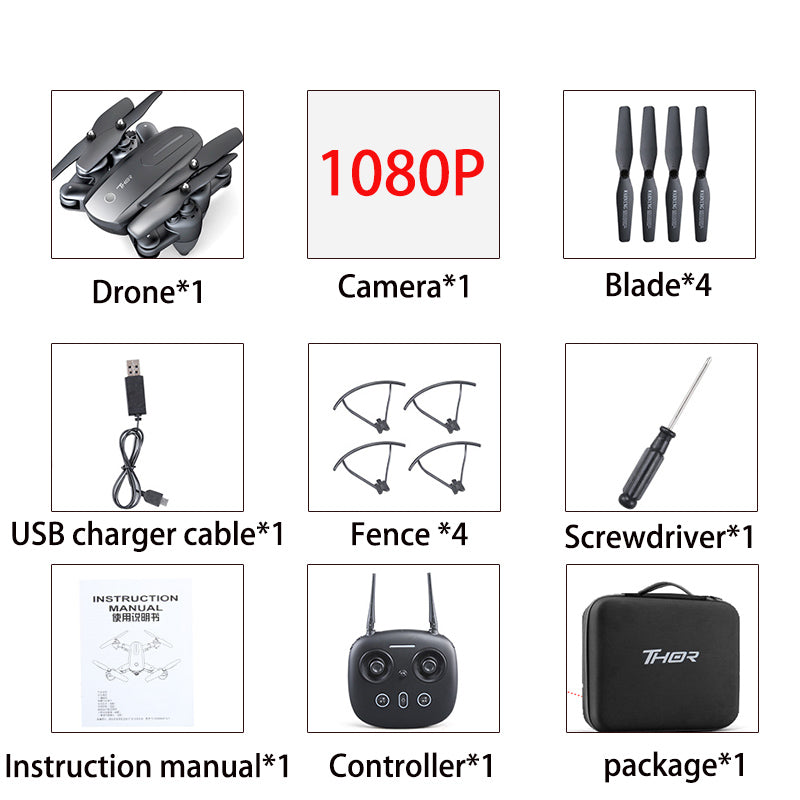 Drone optical flow hover folding fixed drone HD Aerial Photography 1080p wifi fpv Rc Helicopter Dron Quadrocopter RC Drone toy