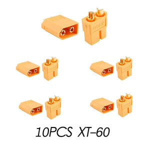 10PCS Of XT60 XT-60 / XT60+ / XT30UPB Male Female Bullet Connectors Plugs F XT60 For RC FPV Lipo Battery RC Quadcopter (5 Pair)