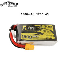 Tattu R-line Rline Version 120C V3 3.0 1300/1550/1800/2000mAh 4S 14.8V Lipo Battery XT60 Plug for FPV Racing Drone RC Quadcopter