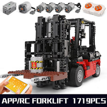 Yeshin Technic Motor Car Toys The Legoing 3681 Forklift Mk II Set Assembly Kits Toys Kids Christmas Gifts Building Blocks Bricks