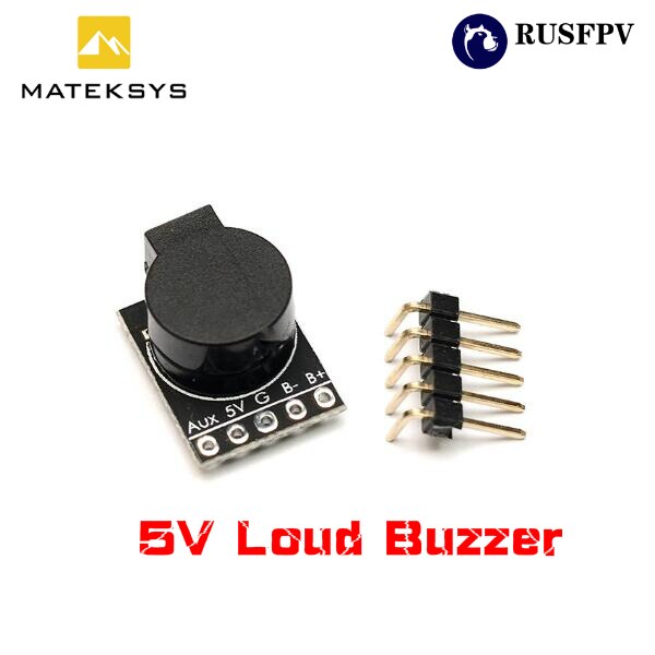 Matek Lost Model Beeper Flight Controller 5V Loud Buzzer Built-in MCU for Multirotor FPV Racing Drone Quadcopter Airplane