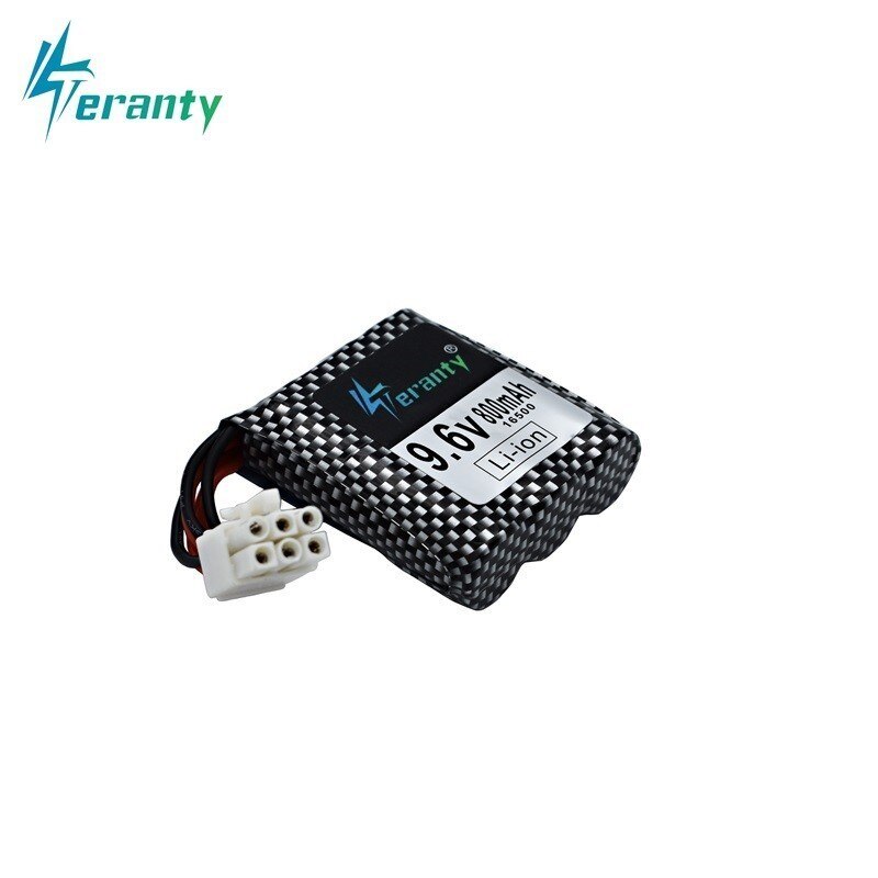 Original 9.6v Li-ion Battery for RC Car 9115 9116 9912 S912 RC Toys Parts 9.6v 800mAh Battery 16500 EL-6P / 6P-SM Plug