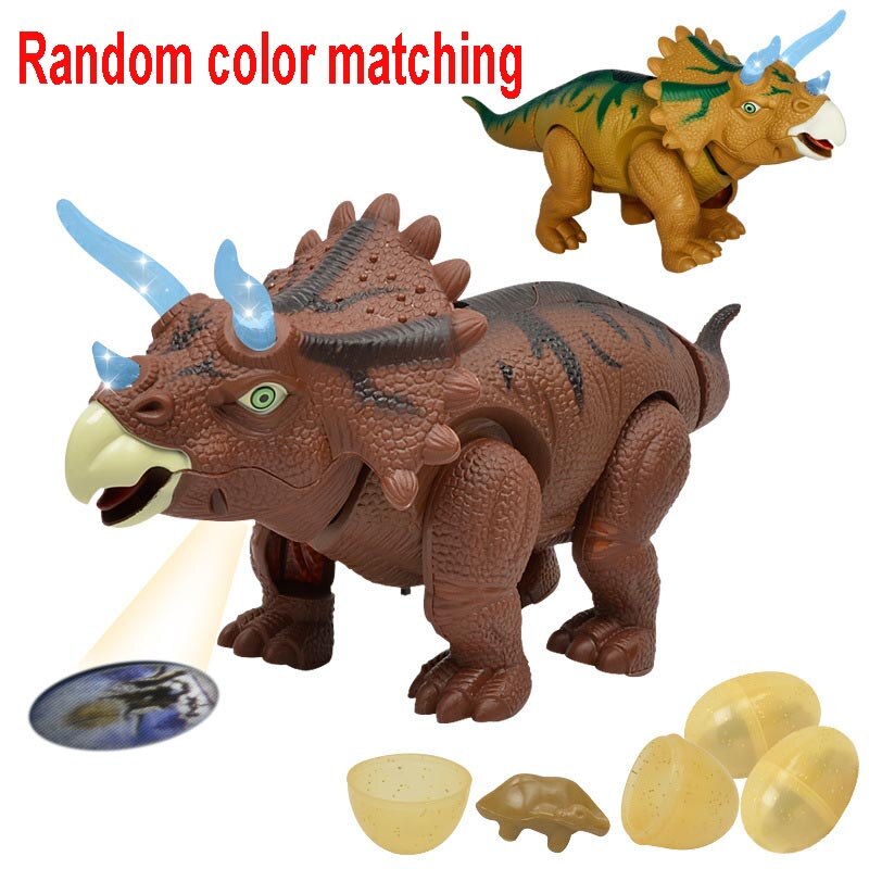 38CM RC Electric Walking Lay Eggs Dinosaur Remote Control Electronic Robot With Light Sound For Kids Baby Toys Christmas Gift