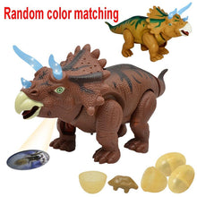 38CM RC Electric Walking Lay Eggs Dinosaur Remote Control Electronic Robot With Light Sound For Kids Baby Toys Christmas Gift