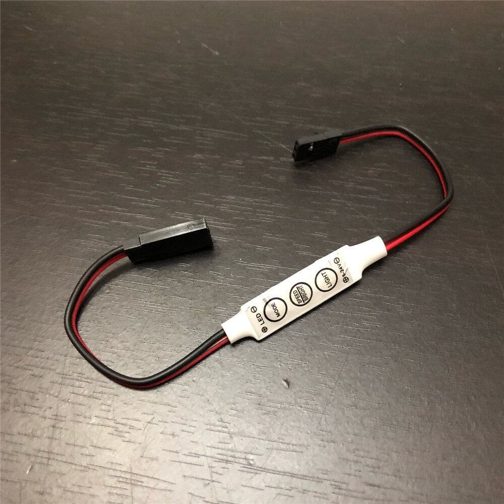 Multi-mode LED Light Control Power Switch Model Car Single Strobe Switch for RC Crawler Model Car Parts Accessories