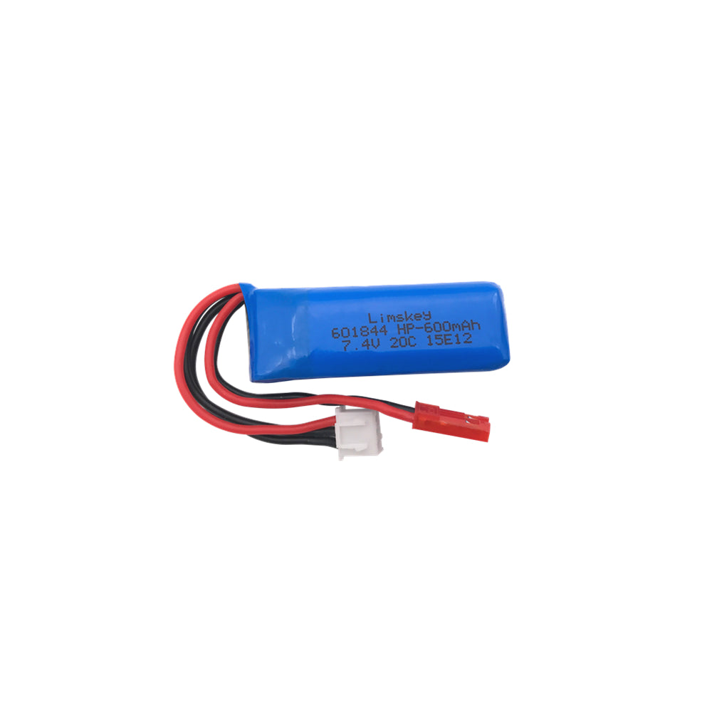 7.4V 600mAh 20C Lipo Battery for WLtoys K969 K979 K989 K999 P929 P939 RC Car Parts 2s 7.4v Battery 5pcs/lots