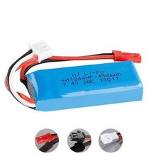 7.4V 450mAh 20C Lipo Battery for WLtoys K969 K979 K989 K999 P929 P939 RC Car Parts 2s 7.4v Battery 5pcs/lots