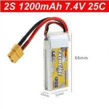 Lipo 2S Battery 7.4V 1200mAh 1500mAh 1800mAh 2200mAh 25C 2600mAh 3000mAh 4200mAh 5200mAh 35C Lipo Battery with XT60 Plug