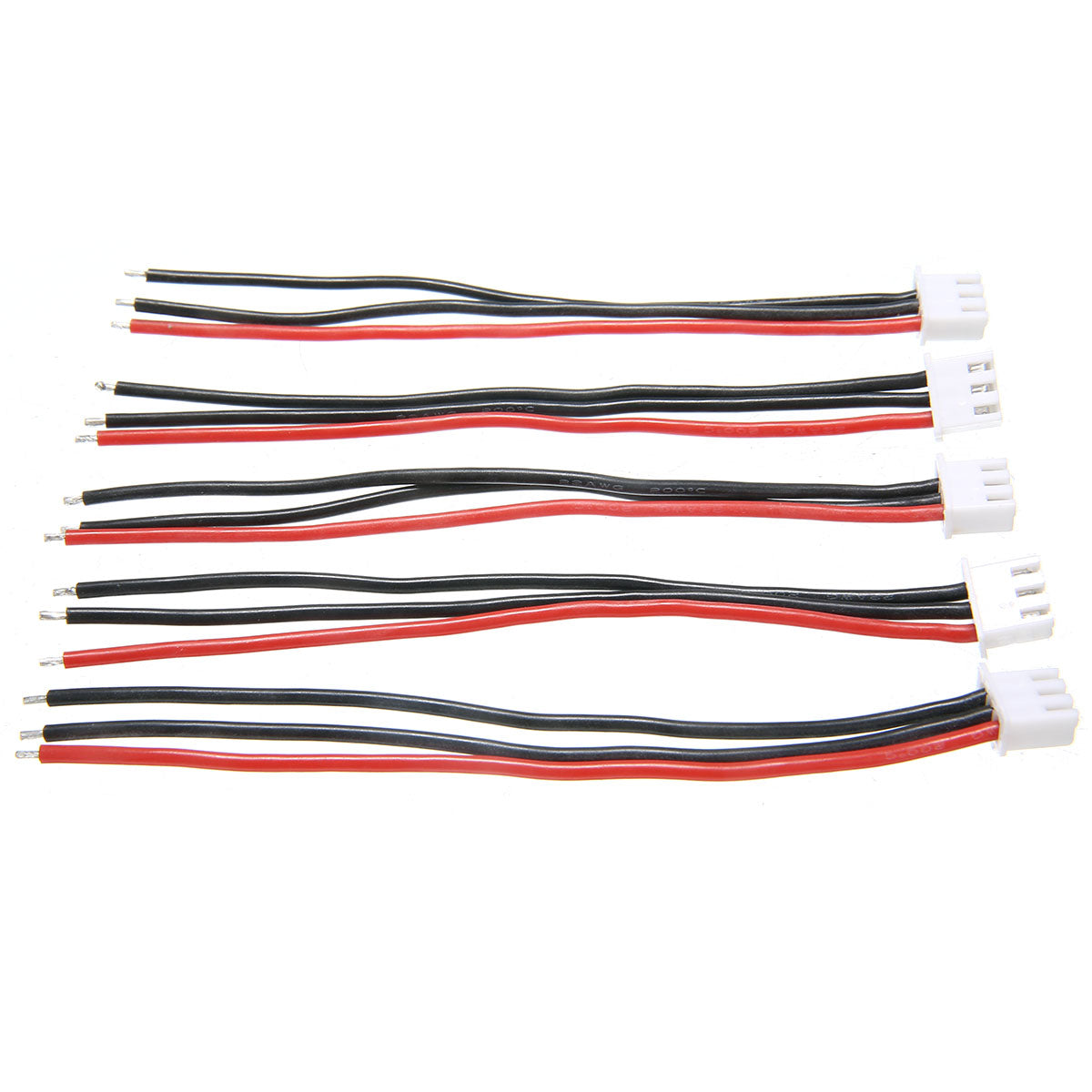 5Pcs/set 2S 3S 4S 5S 6S LiPo Battery Balance Charger Silicone Cable Wire JST-XH Connector Balancer Cable