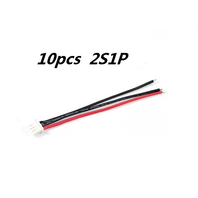 10Pcs/lot 2s 3s 4s 5s 6s LiPo Battery Balance Charger Plug Line/Wire/Connector 22AWG 100mm JST-XH Balancer cable