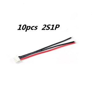 10Pcs/lot 2s 3s 4s 5s 6s LiPo Battery Balance Charger Plug Line/Wire/Connector 22AWG 100mm JST-XH Balancer cable