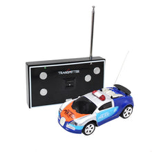 RC Car 20Km/h 1:58 Police Mini car 4Colors 3 Styles Radio Remote Control Car 2 Frequencies Shining Light Sound Gift For Children