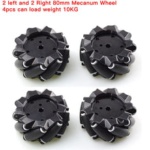 Moebius 60/80/96mm High Hardness Plastic Mecanum Wheel Omni-directional Smart Robot Car with 6mm hubs for Arduino DIY STEM Toy