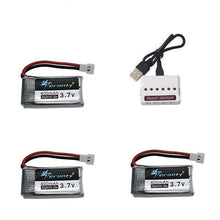 3.7V 400mah Battery and 6-Port Charger For SYMA X15 X5A-1 X15C X15W H31 X4 H107 KY101 E33C E33 U816A V252 H6C RC Spare Parts
