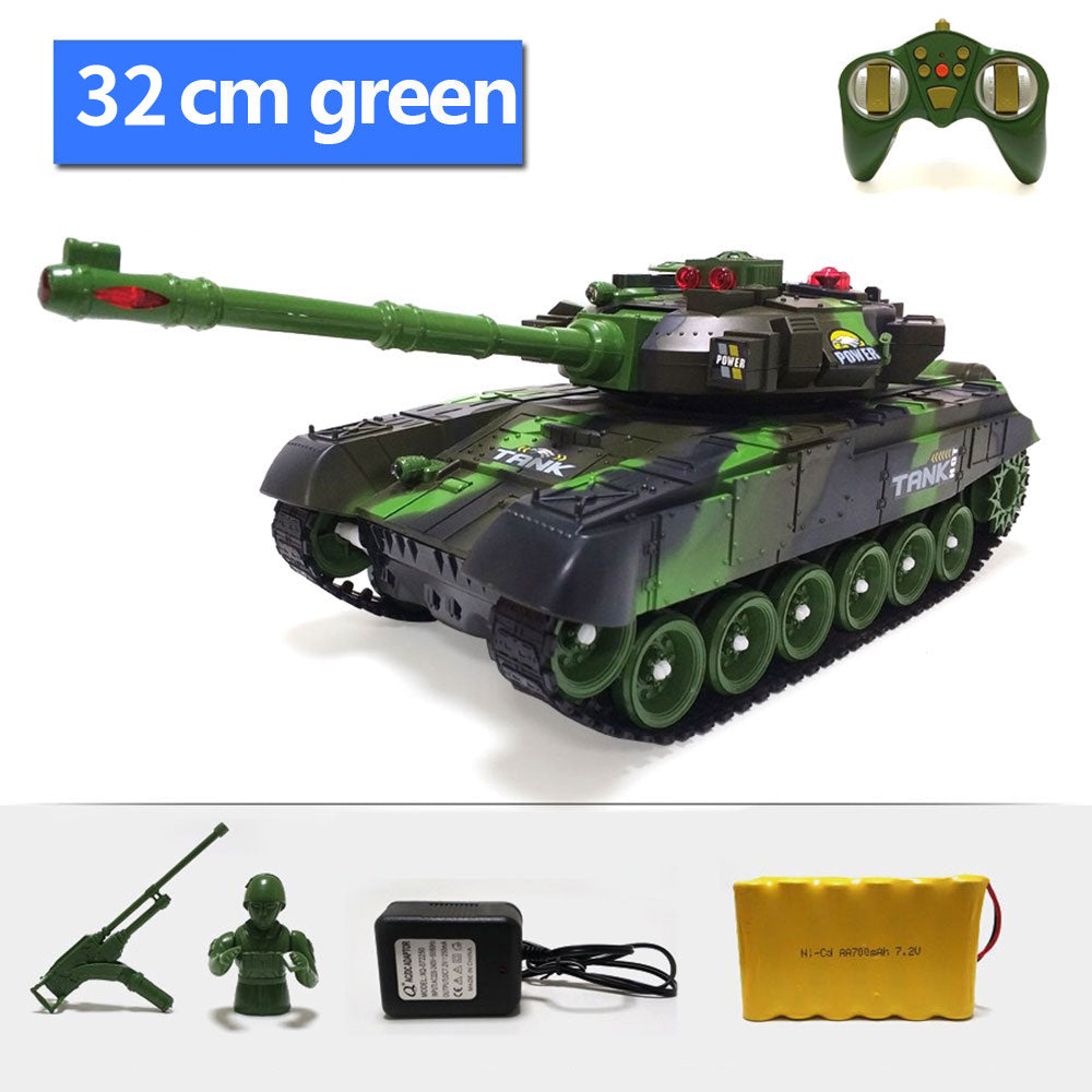 33/44CM RC War Tank Radio Tactical Vehicle Main Battle Military Main Battle Tank Model Sound Recoil Electronic Hobby Boy Toys