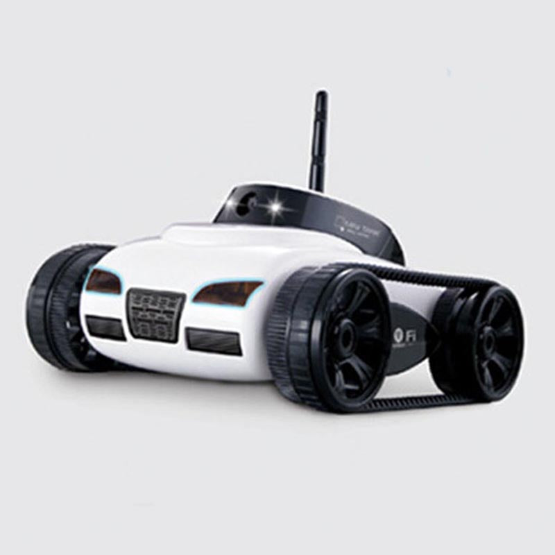 Mini Wifi Robot Camera RC Tank APP Real-time Controlled by IOS Android Smart Device for Children Kis Remote Control Toys Gifts