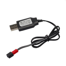 YUKALA 3.6V 4.8V 6.0V 7.2V 9.6V Ni-CD/Ni-MH rechargeable battery USB charger/USB charging cable with SM/JST/TAMIYA Plug 2pcs