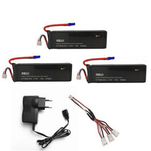 Original Hubsan H501S battery 7.4V 2700mAh 10C For H501S H501C X4 RC Quadcopter Battery with 1 In 3 Cable and USB Charger Set