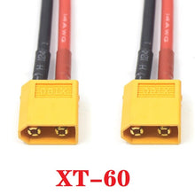 （ 10cm / 100mm ) 1 pair of XT60 Battery Male Female Connector Plug with Silicon 14 AWG Wire for 7.4v 11.1v 14.8v 22.2v battery