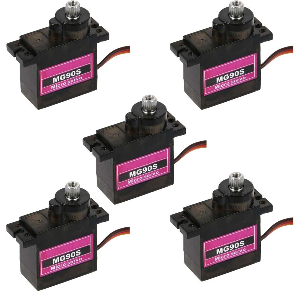 5/10pcs lot Mitoot MG90S Metal gear Digital 9g Servo SG90 For Rc Helicopter pPlane Boat Car MG90 9G