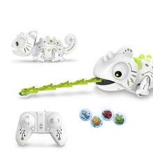 2.4CHz RC Robot Dinosaur Toys Chameleon Pet Changeable Light Remote Control Electronic Model Animal Intelligent Robot Kit Toys