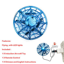 Mini Drone UFO Sensor Gyro Toy Personality Especially Creative Added Interest Kids Rechargeable Induction Lighting Toys Gift