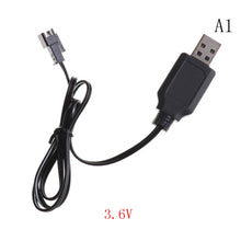 3.6V 4.8V 6V 7.2V Black USB Charger Adapter Cable Universal For Sky Viper Drone Helicopter