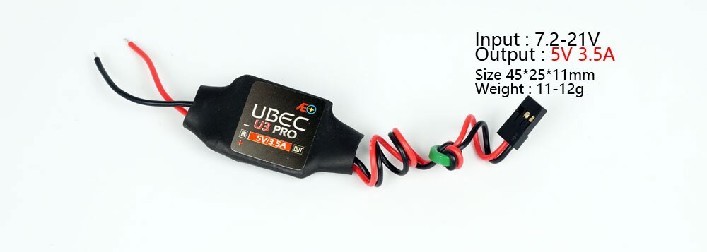 AEORC BEC UBEC Pro (3.3V 3.5A / 5V 3.5A / 5V 5A / 6V 3.5A / 7.2V 3A / 7.2V 4.5A/ 9V 3A / 9V 4.5A / 12V 3A / 12V 4.5A ) For RC