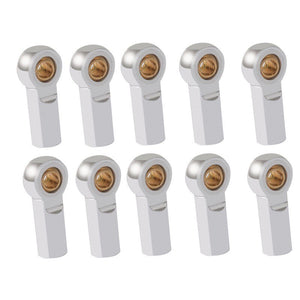 10 Pcs Aluminum M3 Metal Ball Head Holder For SCX10 Link Rod End Ball Joint for 1/10 RC Car Truck Buggy Crawler
