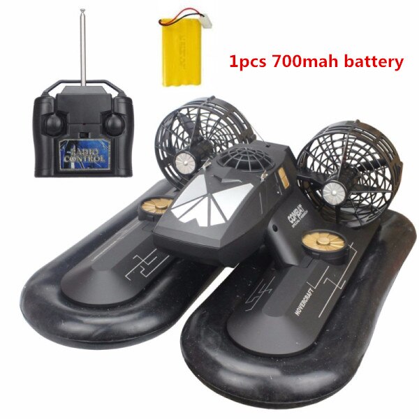 Amphibious Transport Dock Remote Control Hovercraft RC Boat Hovership 2.4G 6CH Work On Water 3pcs Battery Best Gift Toys For Kid