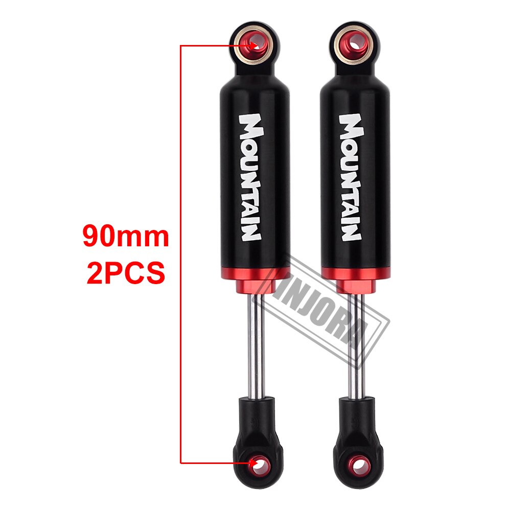 INJORA RC Car 2Pcs Built-in Spring 90/100/110/120mm Shock Absorber Damper For 1/10 RC Crawler Axial SCX10 90046 TRX-4 MST Redcat