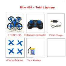 RC Helicopter JJRC H36 Mini Drone 2.4GHz 6-Axis Gyro Headless Mode One Key Return RC Quadcopter VS JJRC H8 Mini H20 Dron